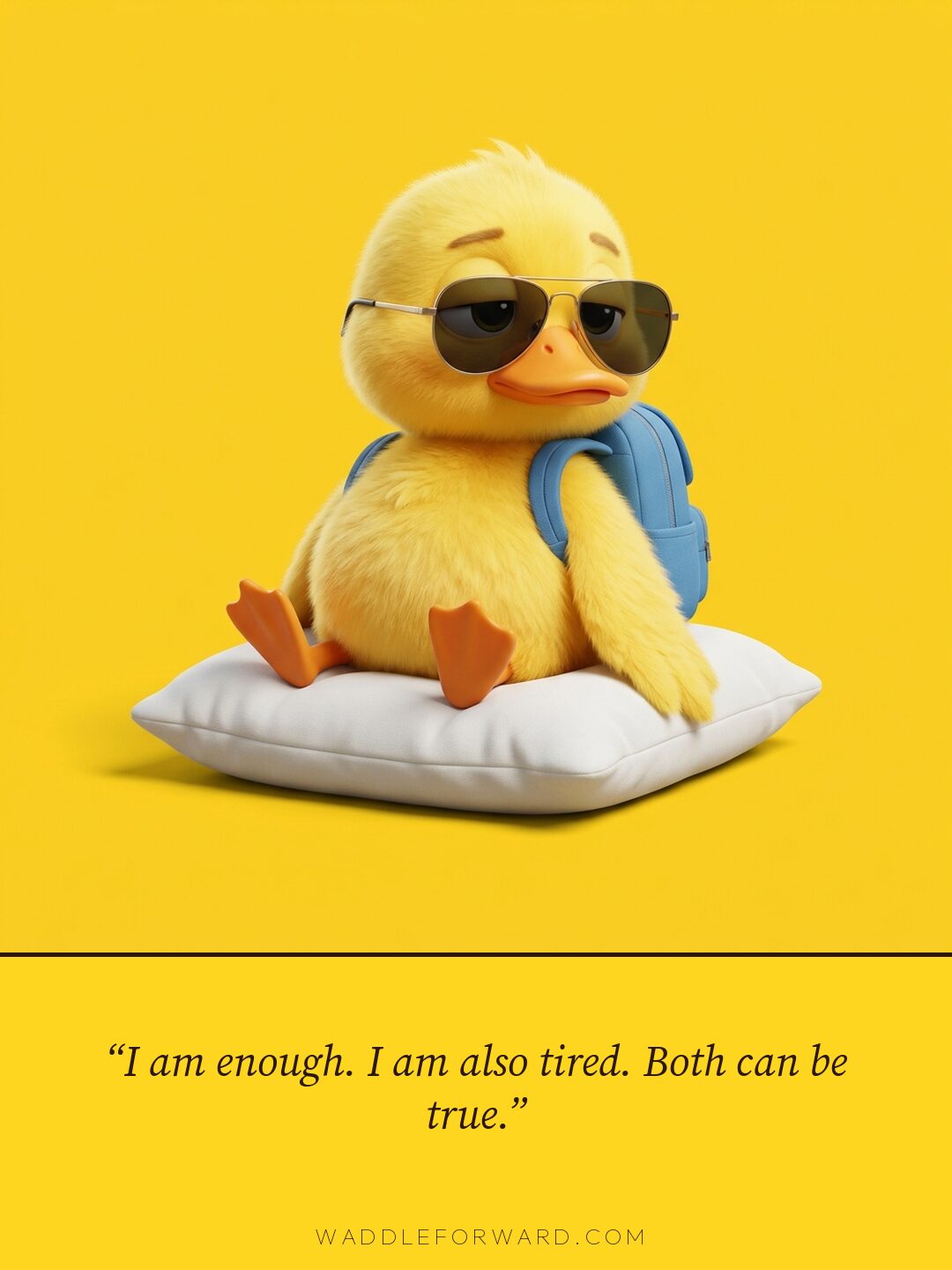 I am enough. I am also tired. Both can be true.